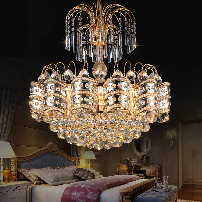 Modern Dining Room Living Room Decoration Lamp Art Gold Crystal Chandelier Pendant Light | Villa Lighting | 1 Modern Dining Room Living Room Decoration Lamp Art Gold Crystal Chandelier Pendant Light | Villa Lighting |