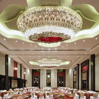 Modern Luxury Crystal LED Chandelier Gold Hanging Lamp Long Iron Pendant for Restaurant Living Room Hotel Chandelier Pendant | Hotel Lighting |