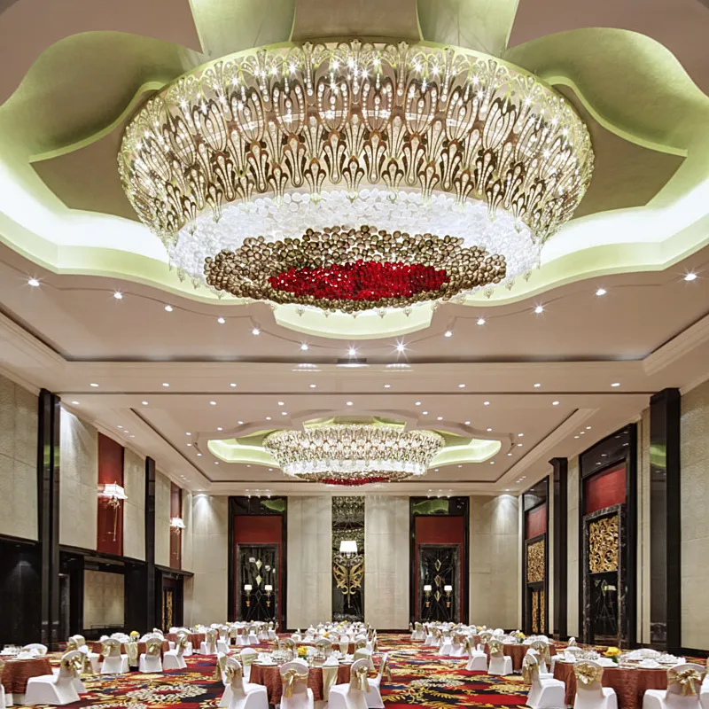 Modern Luxury Crystal LED Chandelier Gold Hanging Lamp Long Iron Pendant for Restaurant Living Room Hotel Chandelier Pendant | Hotel Lighting | 1 Modern Luxury Crystal LED Chandelier Gold Hanging Lamp Long Iron Pendant for Restaurant Living Room Hotel Chandelier Pendant | Hotel Lighting |