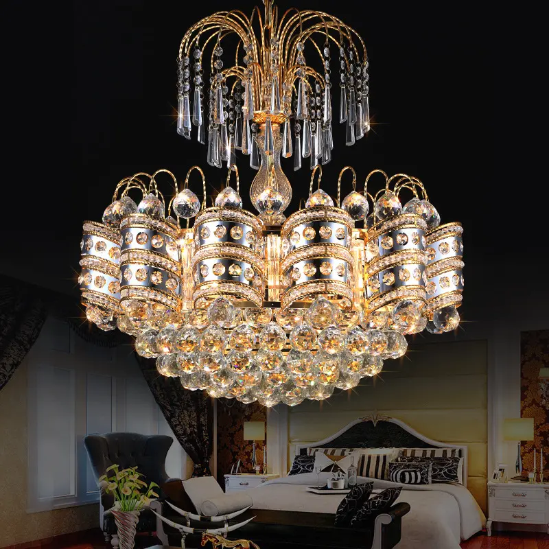 Modern Dining Room Living Room Decoration Lamp Art Gold Crystal Chandelier Pendant Light | Villa Lighting | 3 Modern Dining Room Living Room Decoration Lamp Art Gold Crystal Chandelier Pendant Light | Villa Lighting | - Image 3
