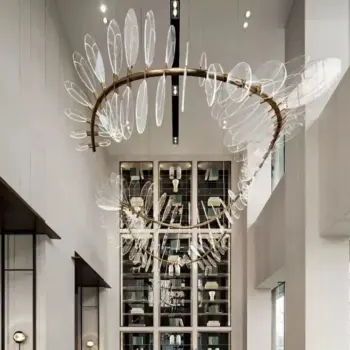 Custom Indoor Decoration Acrylic Fixture Exhibition Hall Ballroom Hotel Villa Living Room Project Modern Led Chandelier | Residences Lighting | 5 2 39