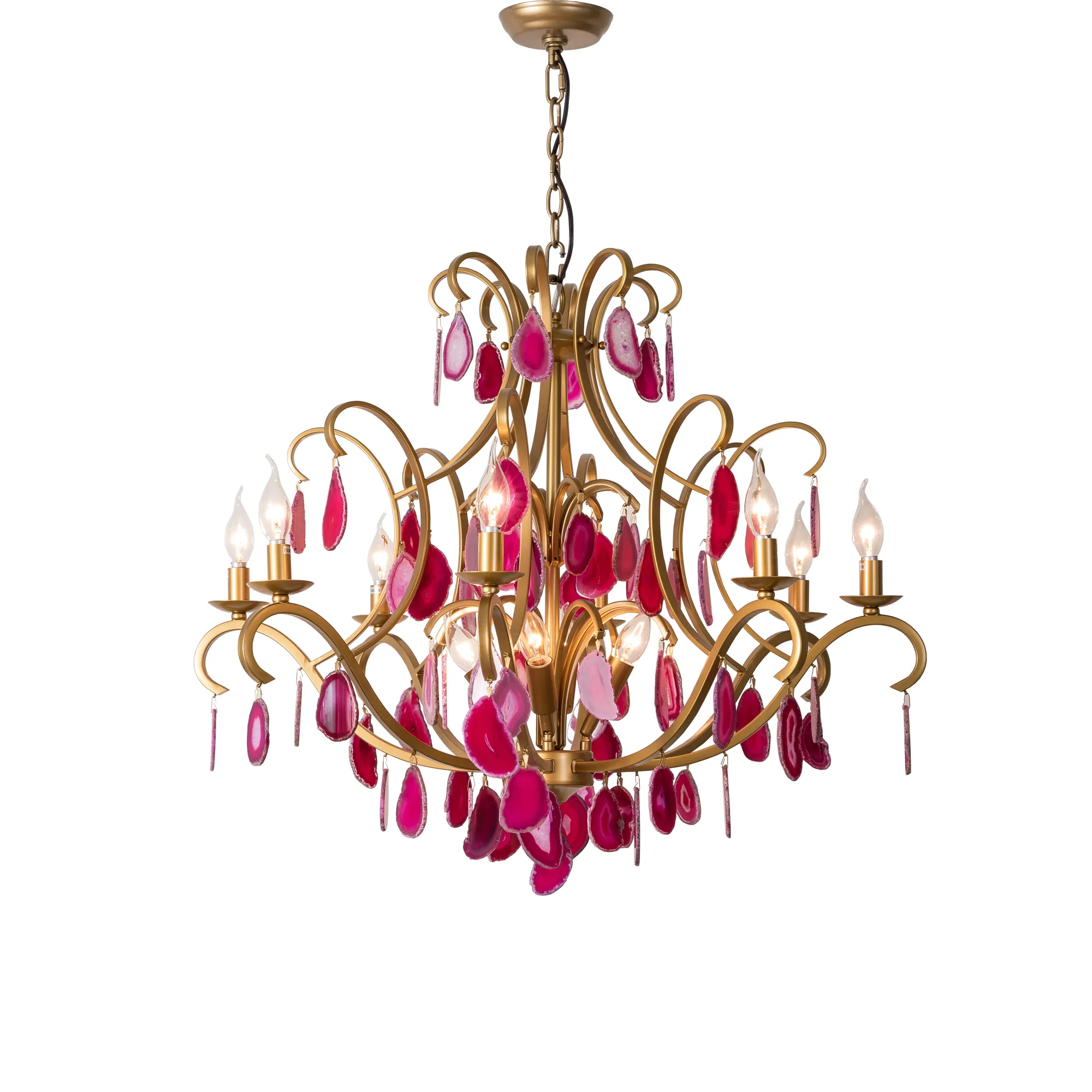 Nordic Modern LED Pendant Light Iron Frame with Glass Wind Chimes for Living Room Cloakroom Easy Hanging Installation 4 Nordic Modern LED Pendant Light Iron Frame with Glass Wind Chimes for Living Room Cloakroom Easy Hanging Installation - Image 4