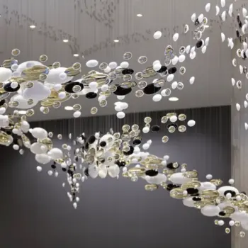 Customizable Design Golden Glass Chandelier Ceiling Lamp Wedding Decor Hotel Project Lighting Supplier | Residences Lighting | 9 4 31