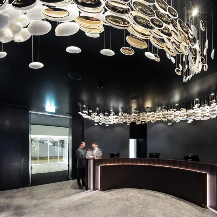 Customized Luxury Glass Chandelier for Hotel Lobby Spiral Staircase Lamp Creative Lighting for Living Room Restaurant Ceiling | Hotel Lighting | 4 Customized Luxury Glass Chandelier for Hotel Lobby Spiral Staircase Lamp Creative Lighting for Living Room Restaurant Ceiling | Hotel Lighting | - Image 4