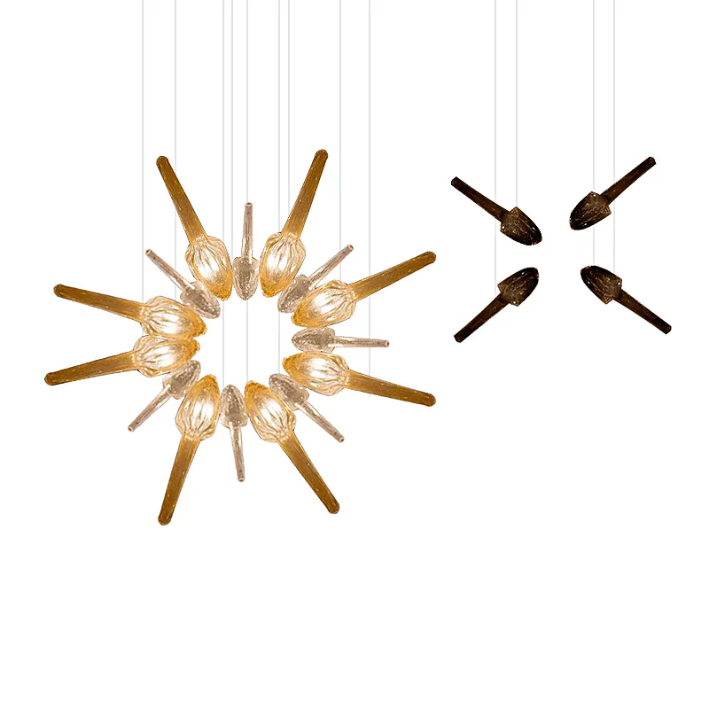 Nordic Modern Style Decoration Luxury Hotel Lobby Custom Large Project Crystal Chandelier Light | public Lighting | 5 Nordic Modern Style Decoration Luxury Hotel Lobby Custom Large Project Crystal Chandelier Light | public Lighting | - Image 5