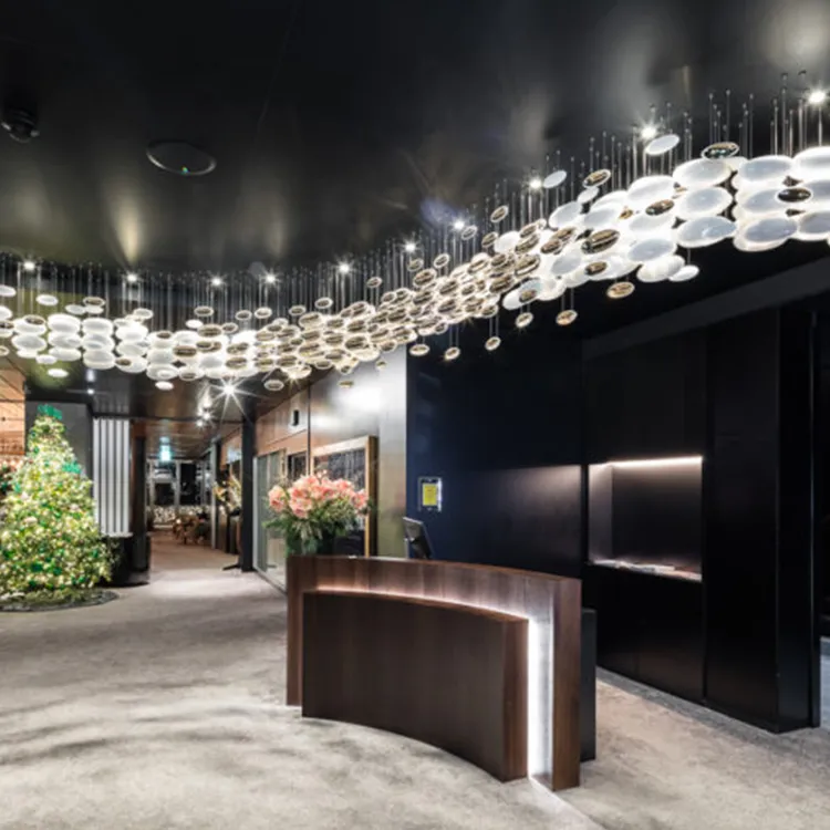 Customized Luxury Glass Chandelier for Hotel Lobby Spiral Staircase Lamp Creative Lighting for Living Room Restaurant Ceiling | Hotel Lighting | 5 Customized Luxury Glass Chandelier for Hotel Lobby Spiral Staircase Lamp Creative Lighting for Living Room Restaurant Ceiling | Hotel Lighting | - Image 5