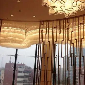 Custom Hotel Luxury Crystal Chandelier Creative Art Chandelier Hotel Villa Restaurant Crystal Ceiling Chandelier | Hotel Lighting | 5 7 1