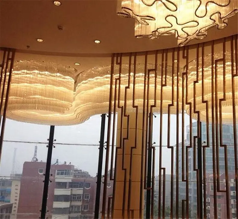 Custom Hotel Luxury Crystal Chandelier Creative Art Chandelier Hotel Villa Restaurant Crystal Ceiling Chandelier | Hotel Lighting | 2 Custom Hotel Luxury Crystal Chandelier Creative Art Chandelier Hotel Villa Restaurant Crystal Ceiling Chandelier | Hotel Lighting | - Image 2