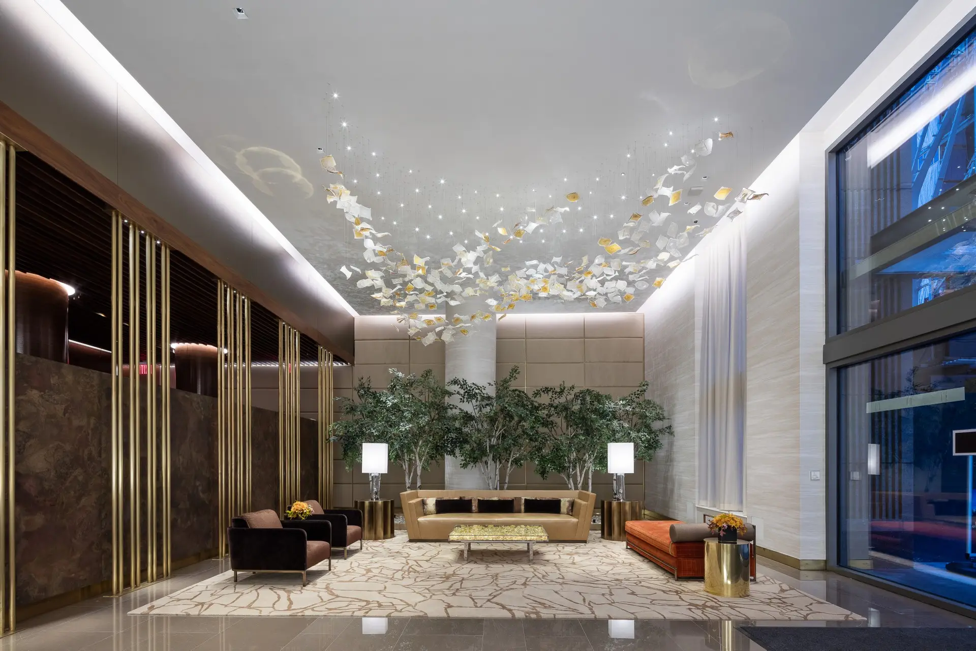 Modern Indoor Handmade Glass Chandelier Pendant Hanging Light for Hotel Lobby Meeting Room Decoration | Villa Lighting | 2 Modern Indoor Handmade Glass Chandelier Pendant Hanging Light for Hotel Lobby Meeting Room Decoration | Villa Lighting | - Image 2
