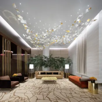 Modern Indoor Handmade Glass Chandelier Pendant Hanging Light for Hotel Lobby Meeting Room Decoration | Villa Lighting |