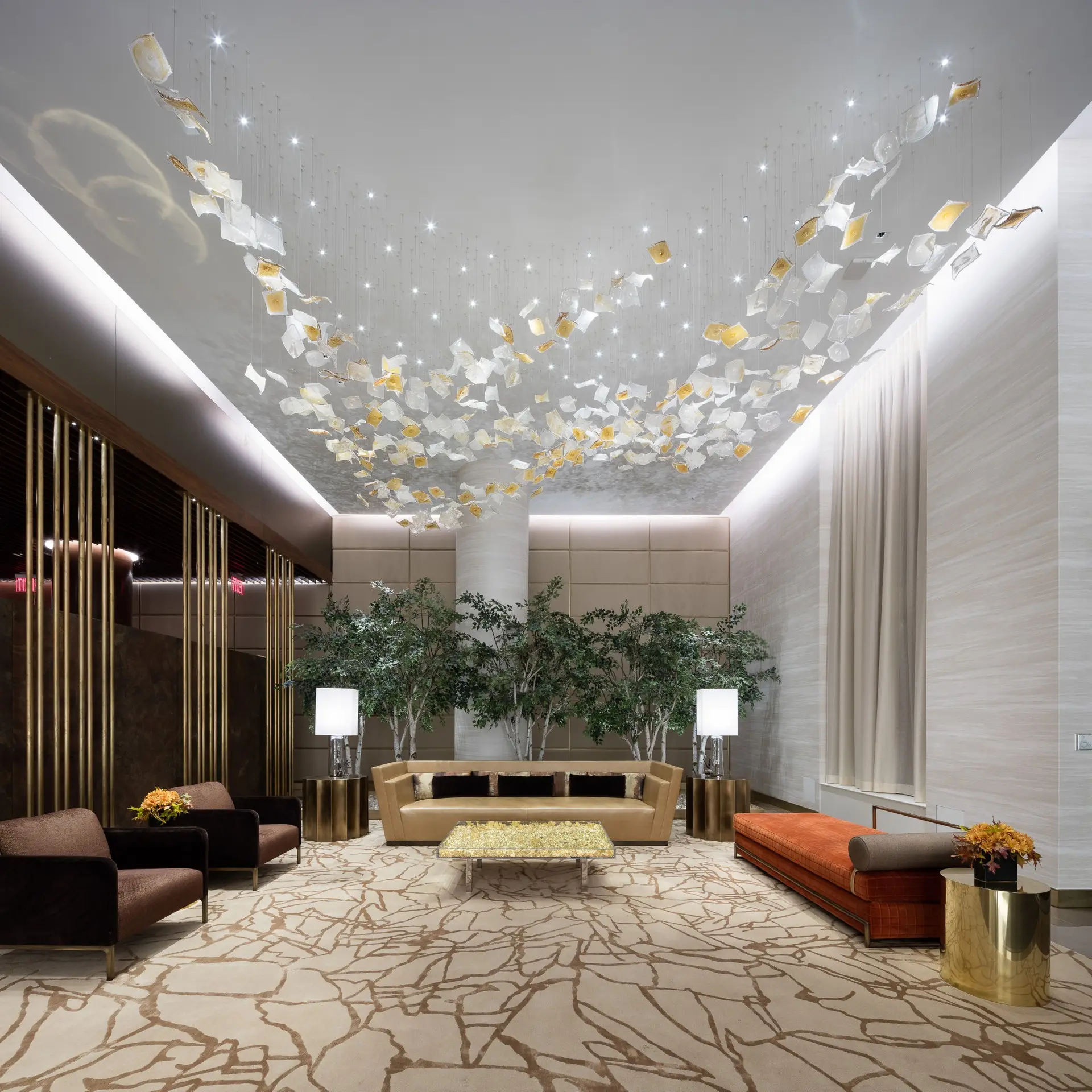 Modern Indoor Handmade Glass Chandelier Pendant Hanging Light for Hotel Lobby Meeting Room Decoration | Villa Lighting | 1 Modern Indoor Handmade Glass Chandelier Pendant Hanging Light for Hotel Lobby Meeting Room Decoration | Villa Lighting |