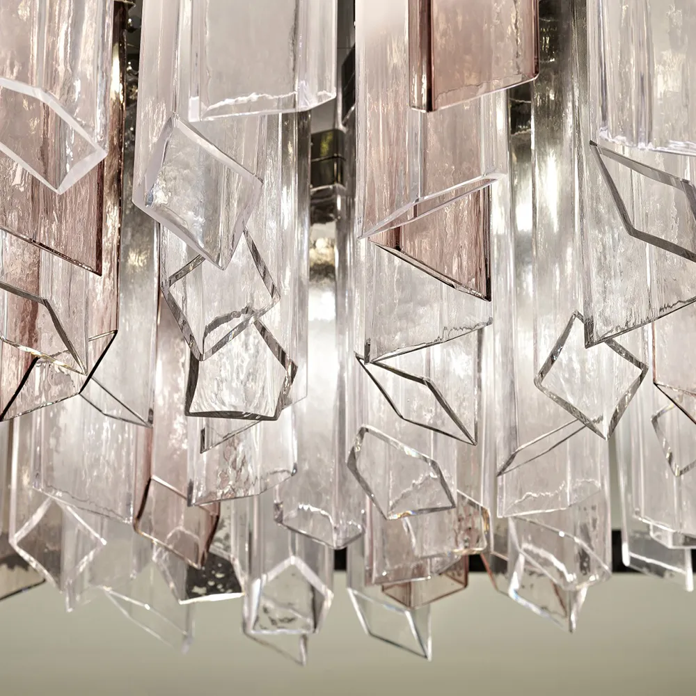 Nordic Creative Modern Glass Chandelier for Hotel Villa Restaurant Dining Room Cafe Wedding Large Chandelier 6 Nordic Creative Modern Glass Chandelier for Hotel Villa Restaurant Dining Room Cafe Wedding Large Chandelier - Image 6