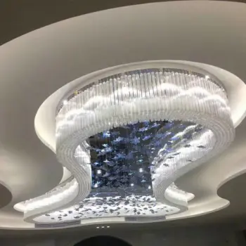 Large Project Sales Office Sand Table Pendant Hotel Lobby Ceiling Light Creative Grand Glass Crystal Chandelier | Hotel Lighting |
